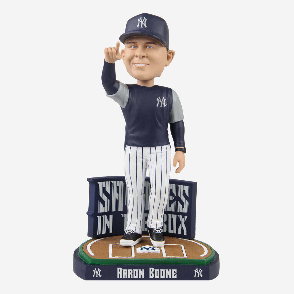 Aaron Boone New York Yankees Savages In The Box Bobblehead FOCO - FOCO.com
