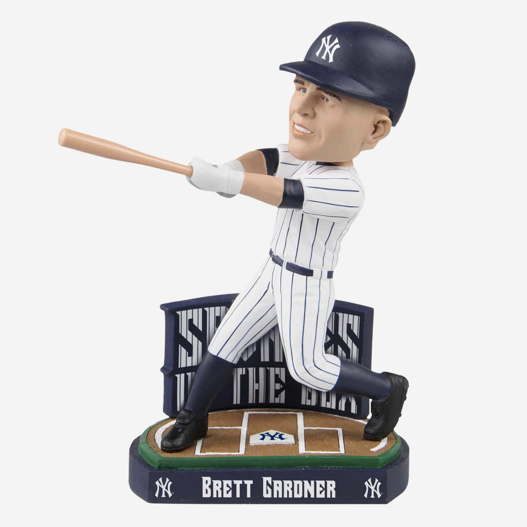 Brett Gardner New York Yankees Savages In The Box Bobblehead FOCO - FOCO.com