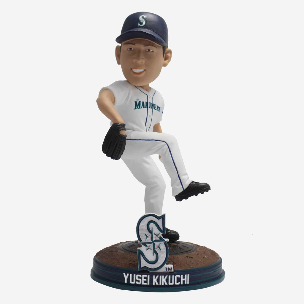 Yusei Kikuchi Seattle Mariners Hidden Ball Bobblehead FOCO - FOCO.com