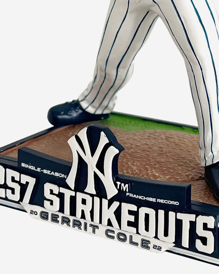 Gerrit Cole New York Yankees Franchise Single Season Strikeout Record Bobblehead FOCO - FOCO.com