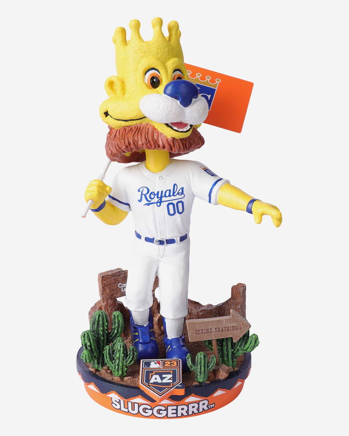 Sluggerrr Kansas City Royals Cactus League Mascot Bobblehead FOCO - FOCO.com