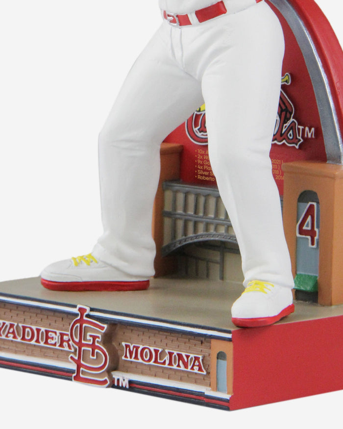 Yadier Molina St Louis Cardinals Career Stats Bobblehead FOCO - FOCO.com