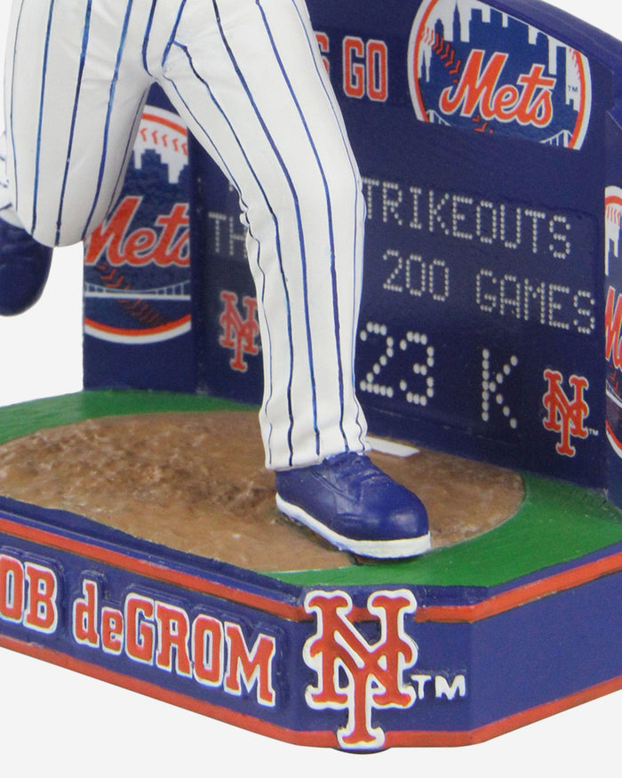 Jacob deGrom New York Mets Strikeout Record Bobblehead FOCO - FOCO.com