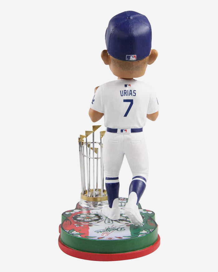 Julio Urias Los Angeles Dodgers 2020 World Series Champions Sugar Skull Bobblehead FOCO - FOCO.com