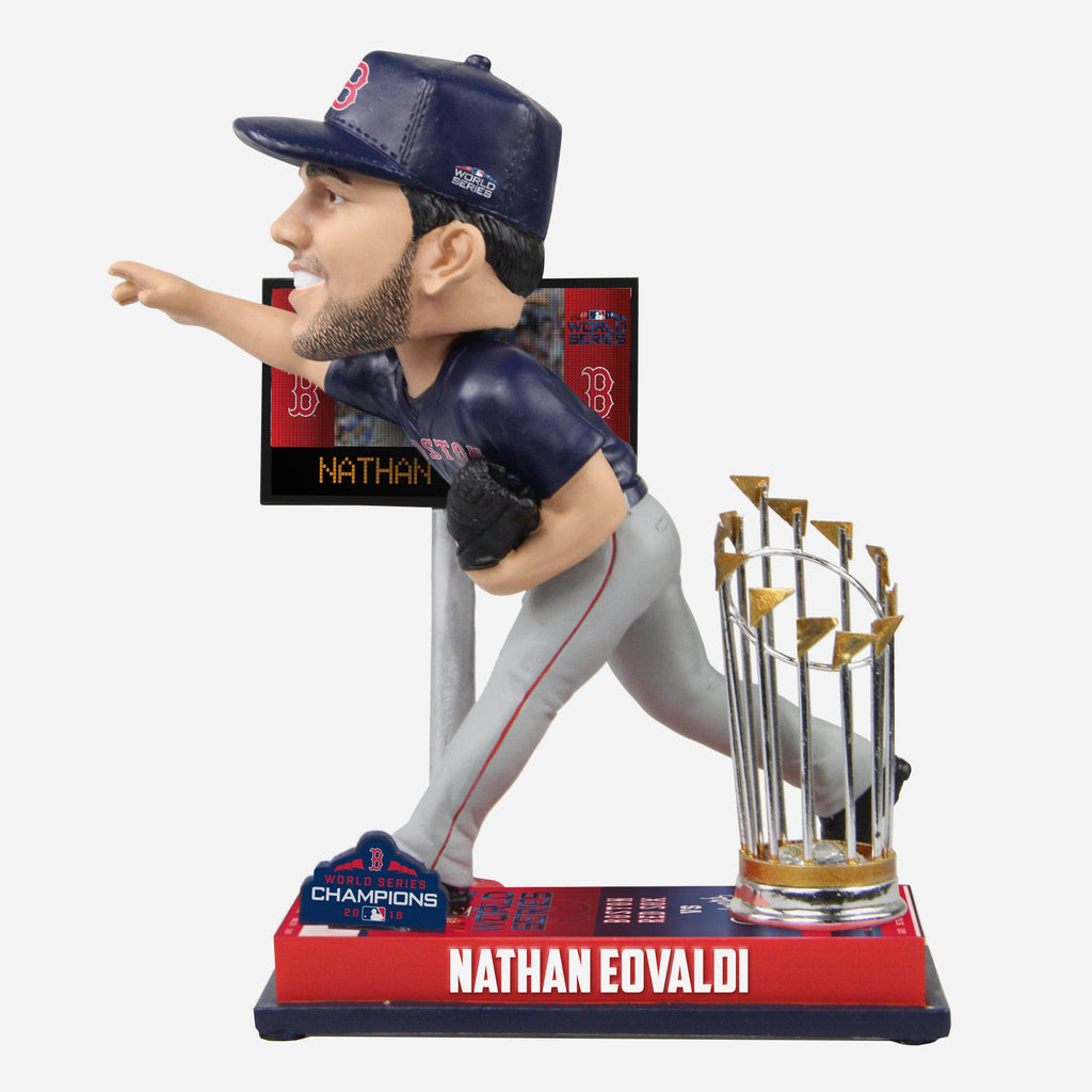 Nathan Eovaldi Boston Red Sox World Series Special Moment Bobblehead FOCO - FOCO.com