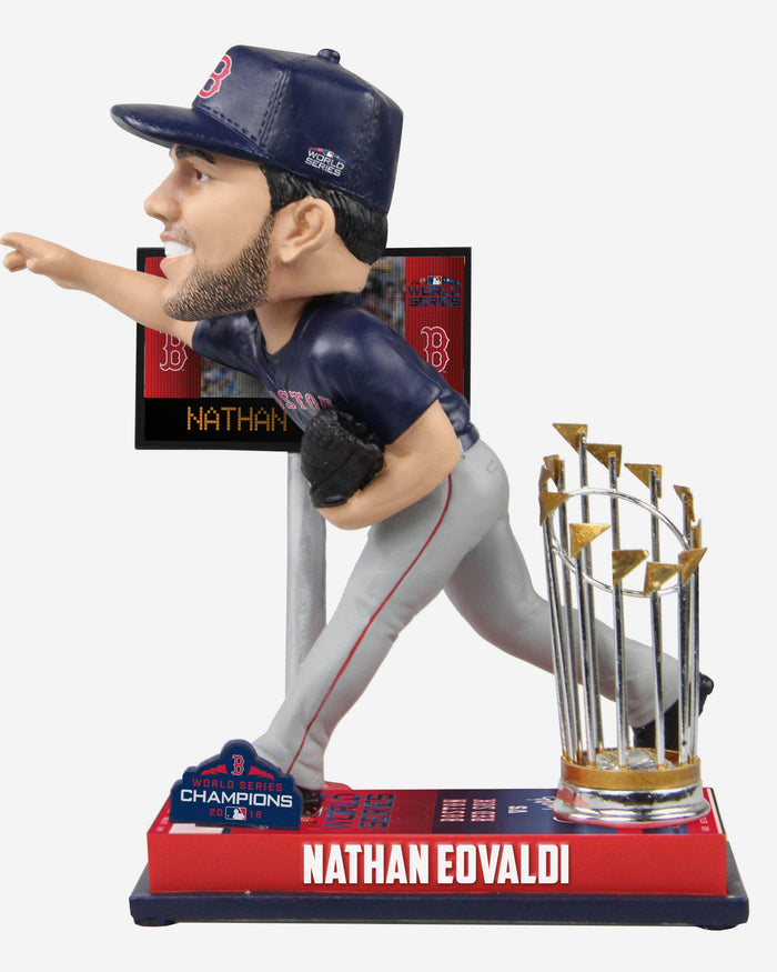 Nathan Eovaldi Boston Red Sox World Series Special Moment Bobblehead FOCO - FOCO.com