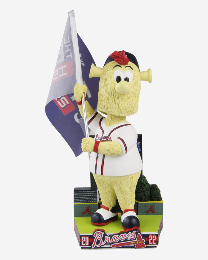 Blooper Atlanta Braves The East Is Ours Mascot Bobblehead FOCO - FOCO.com