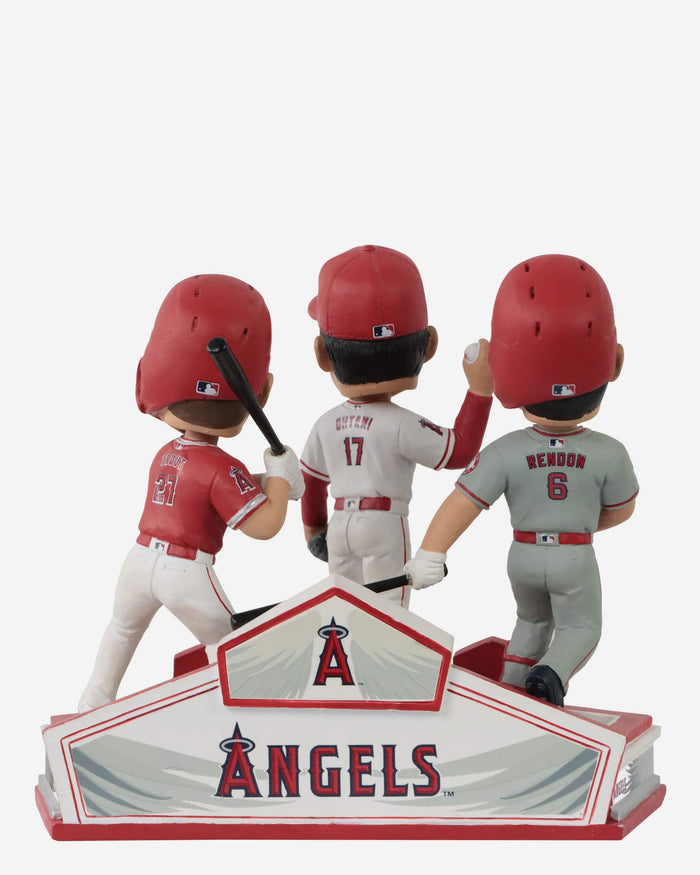 Mike Trout & Shohei Ohtani & Anthony Rendon Los Angeles Angels Triple Bobblehead FOCO - FOCO.com