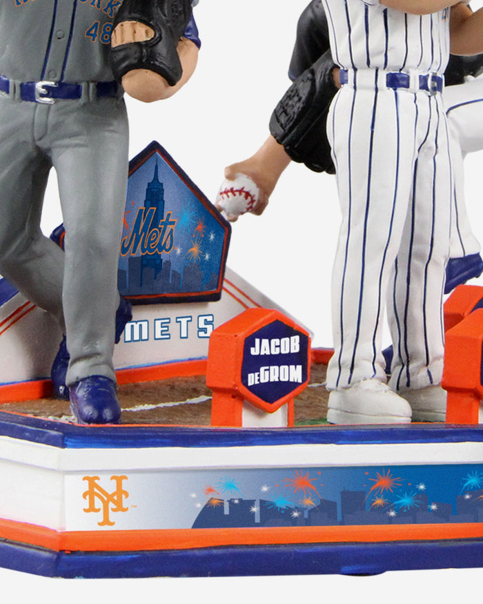 Max Scherzer & Jacob deGrom & Chris Bassitt New York Mets Triple Bobblehead FOCO - FOCO.com