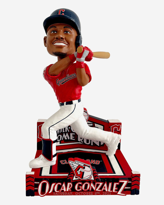 Oscar Gonzalez Cleveland Guardians Wild Card Walk-Off Home Run Bobblehead FOCO - FOCO.com