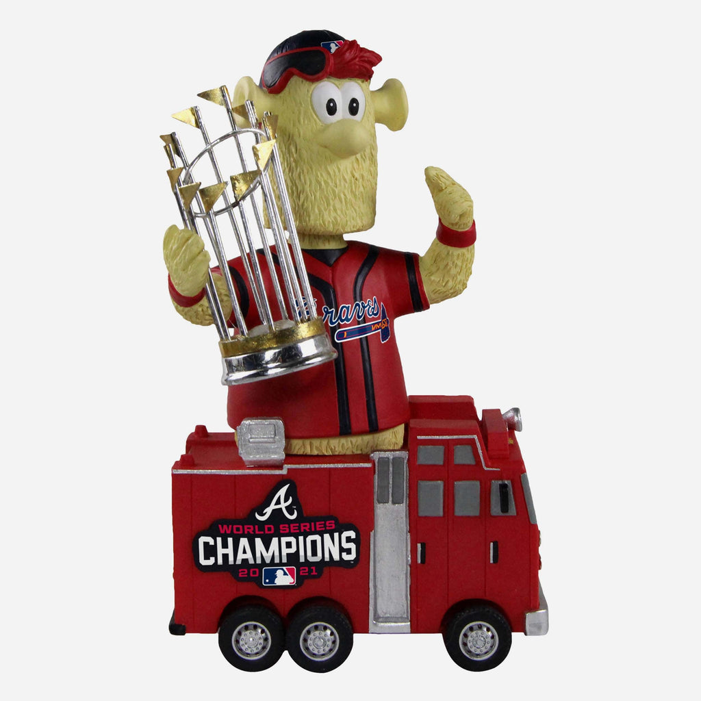 Blooper Atlanta Braves Fire Truck World Series Celebration Bobblehead FOCO - FOCO.com