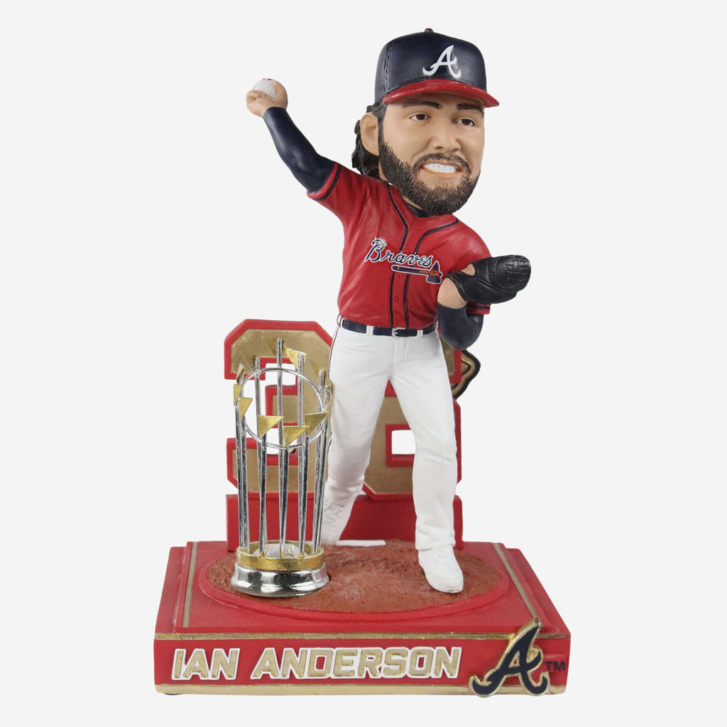 Ian Anderson Atlanta Braves 2021 World Series Champions Moment Bobblehead FOCO - FOCO.com