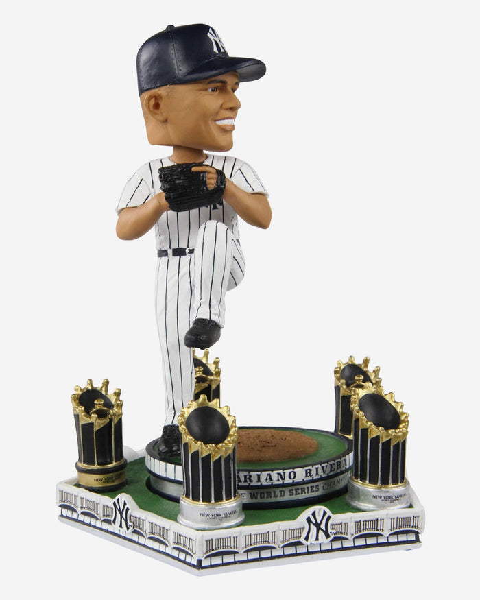 Mariano Rivera New York Yankees 5X World Series Champion Spinning Bobblehead FOCO - FOCO.com
