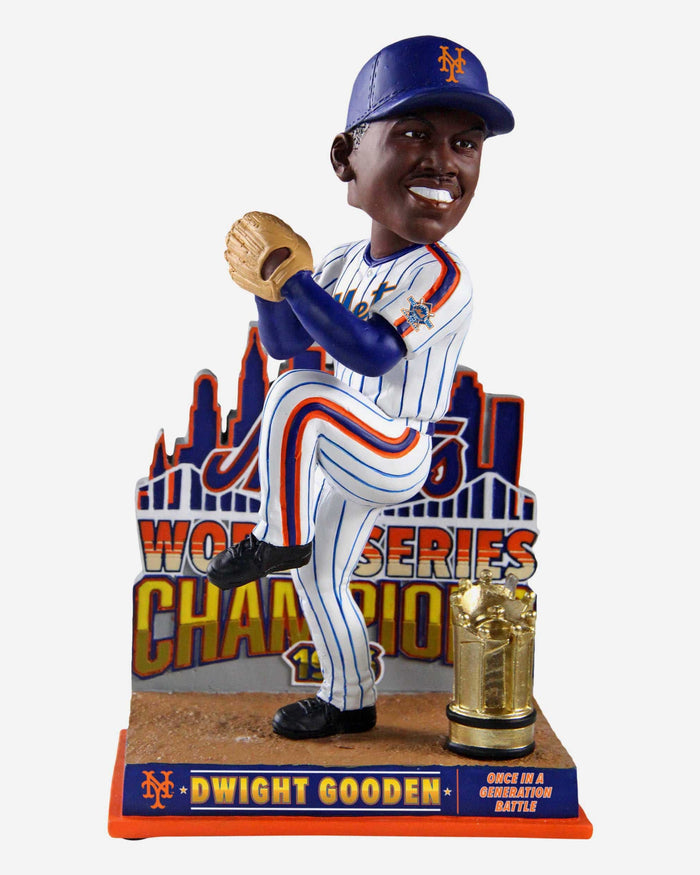Dwight Gooden New York Mets 1986 World Series Champions Bobblehead FOCO - FOCO.com