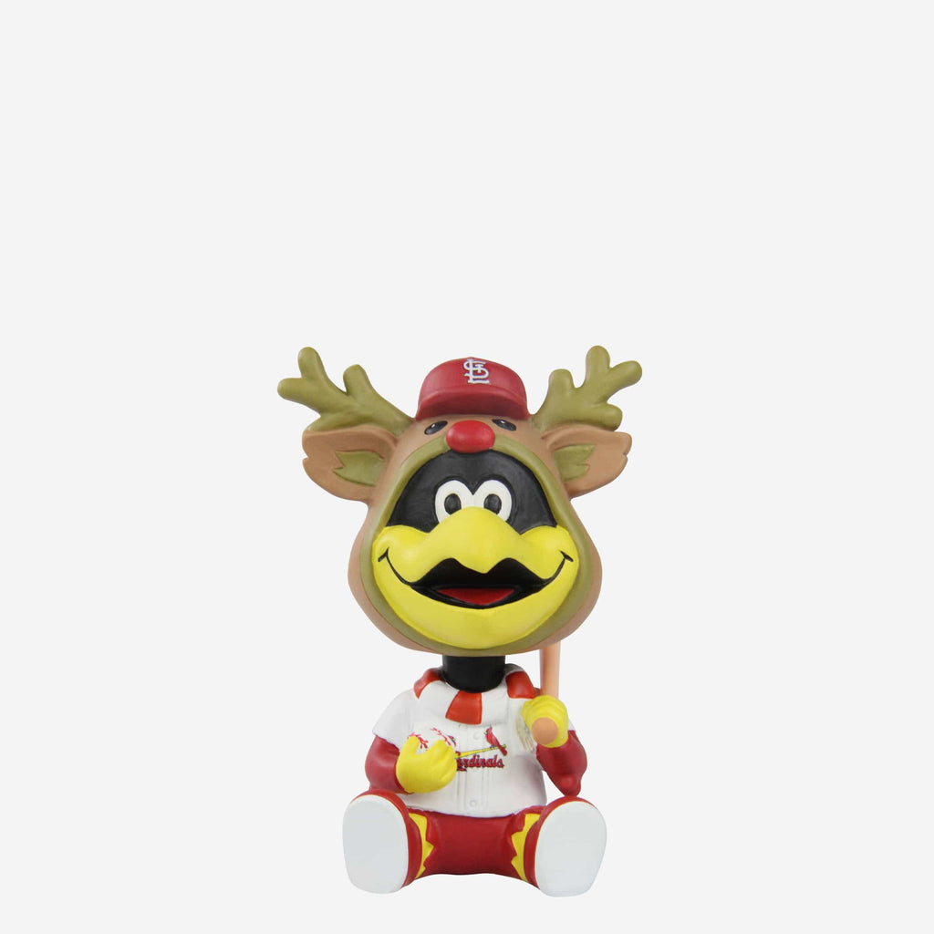 Fredbird St Louis Cardinals Christmas Mascot Bobble Bro Mini Bobblehead FOCO - FOCO.com