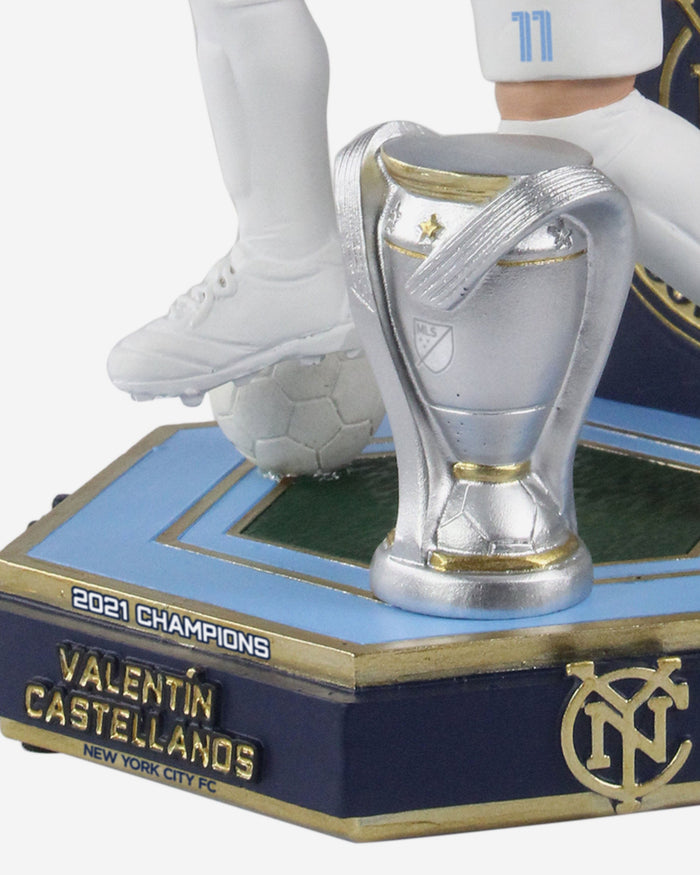 Valentin Castellanos New York City FC 2021 MLS Cup Champions Bobblehead FOCO - FOCO.com