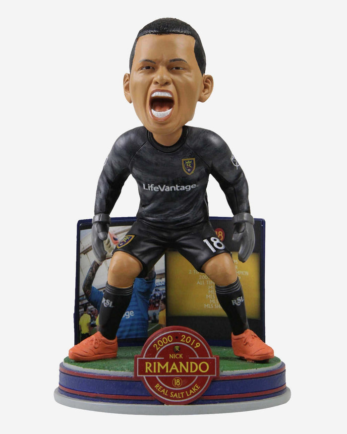 Nick Rimando Real Salt Lake Retirement Bobblehead FOCO - FOCO.com