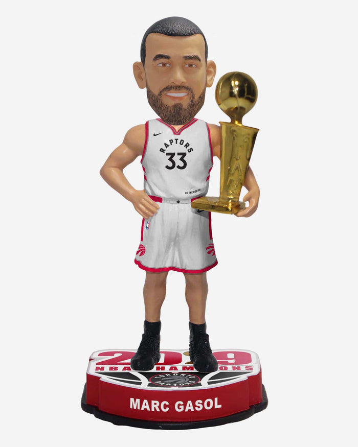 Marc Gasol Toronto Raptors 2019 NBA Champions Bobblehead FOCO - FOCO.com