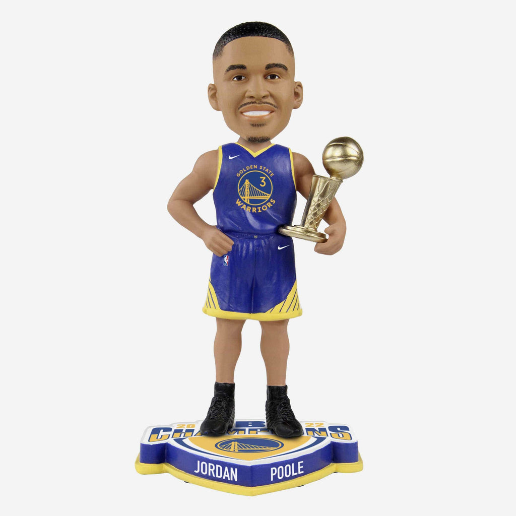 Jordan Poole Golden State Warriors 2022 NBA Champions Bobblehead FOCO - FOCO.com