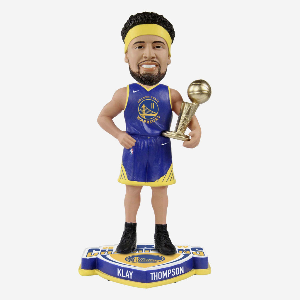 Klay Thompson Golden State Warriors 2022 NBA Champions Bobblehead FOCO - FOCO.com