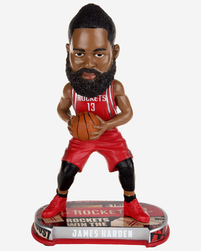 James Harden Houston Rockets Headline Bobblehead FOCO - FOCO.com