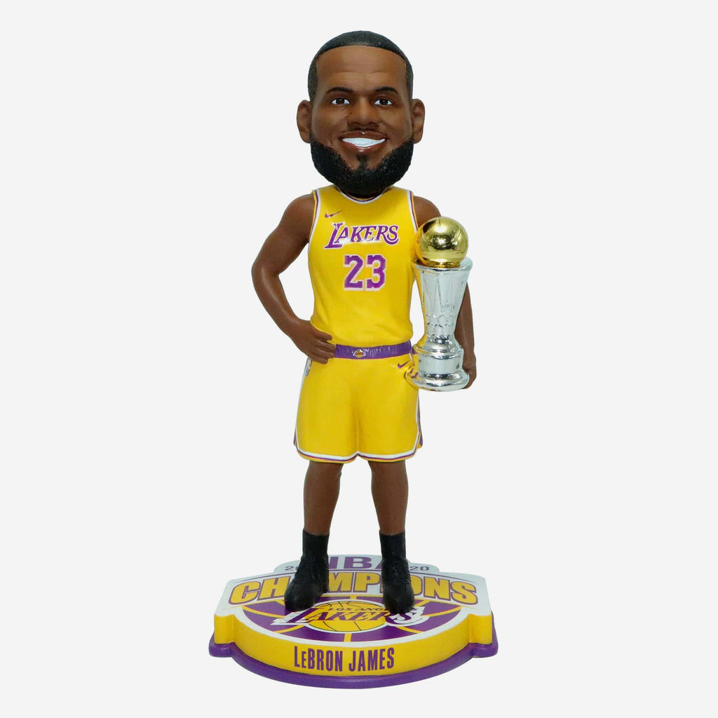 LeBron James Los Angeles Lakers 2020 NBA Champions MVP Bobblehead FOCO - FOCO.com