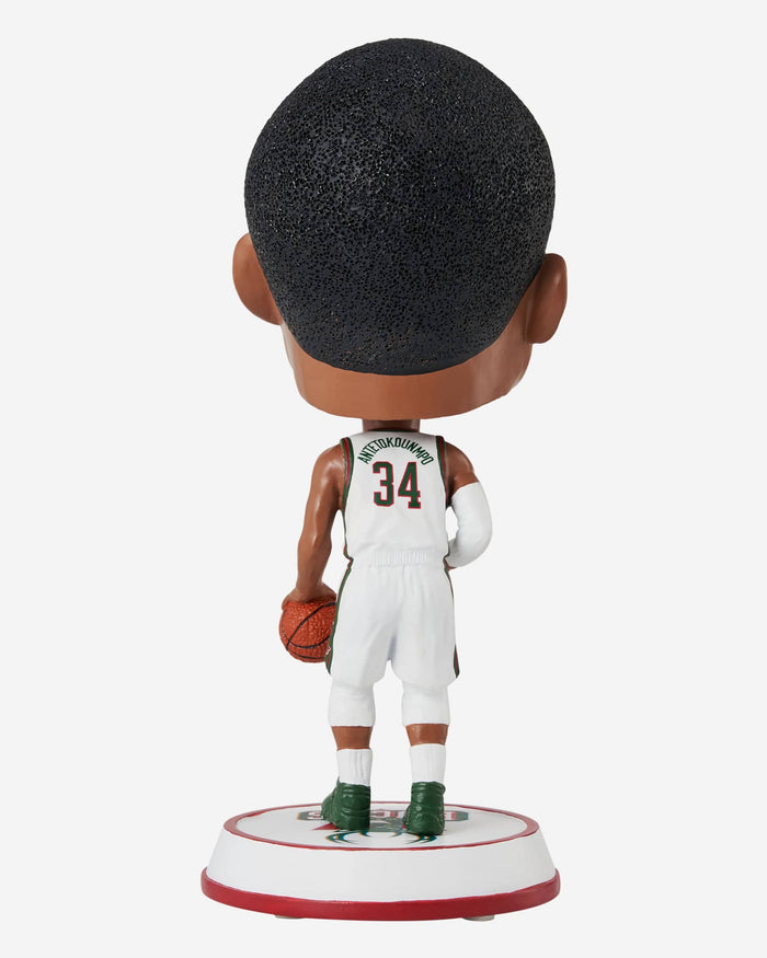 Giannis Antetokounmpo Milwaukee Bucks Retro Bighead Bobblehead FOCO - FOCO.com