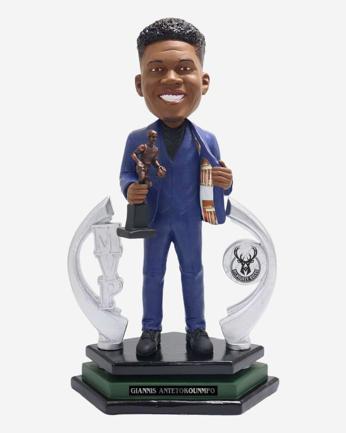 Giannis Antetokounmpo Milwaukee Bucks 2019 MVP Bobblehead FOCO - FOCO.com