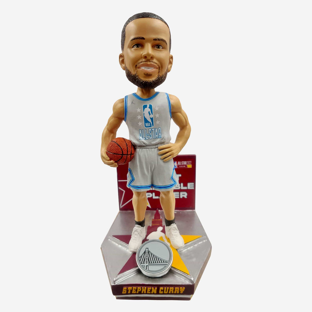 Steph Curry Golden State Warriors 2022 NBA All-Star MVP Bobblehead FOCO - FOCO.com
