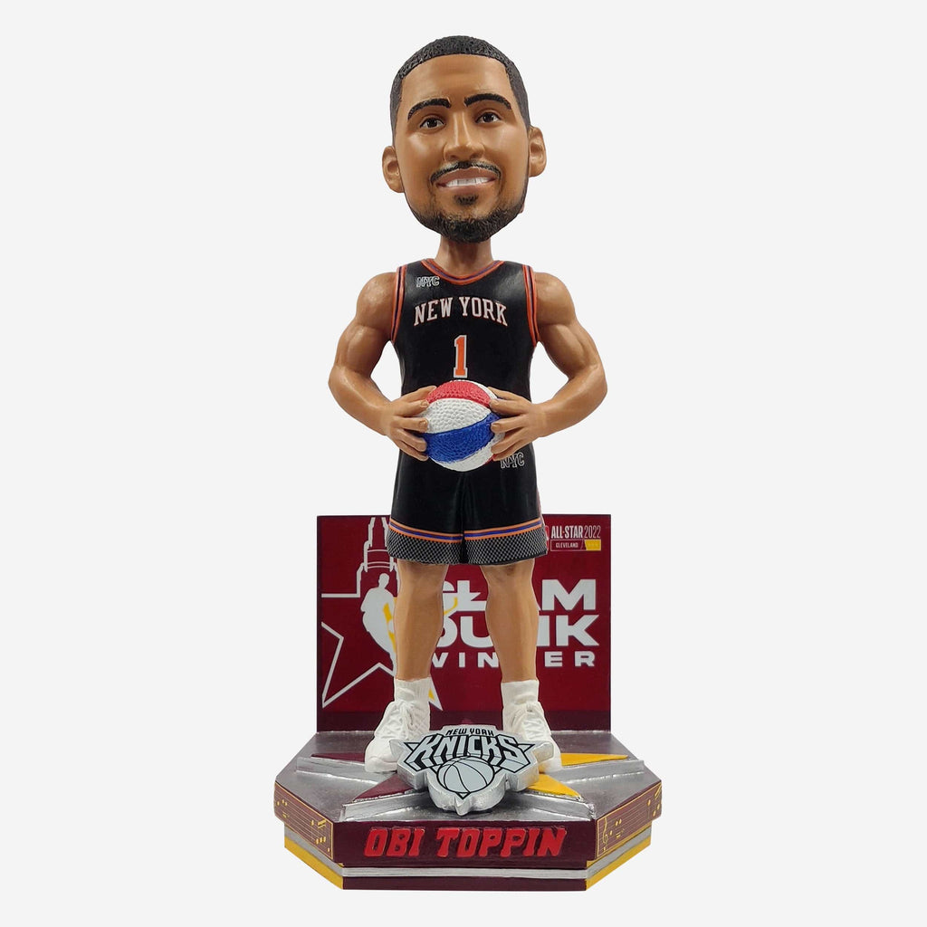 Obi Toppin New York Knicks 2022 NBA All-Star Slam Dunk Champion Bobblehead FOCO - FOCO.com