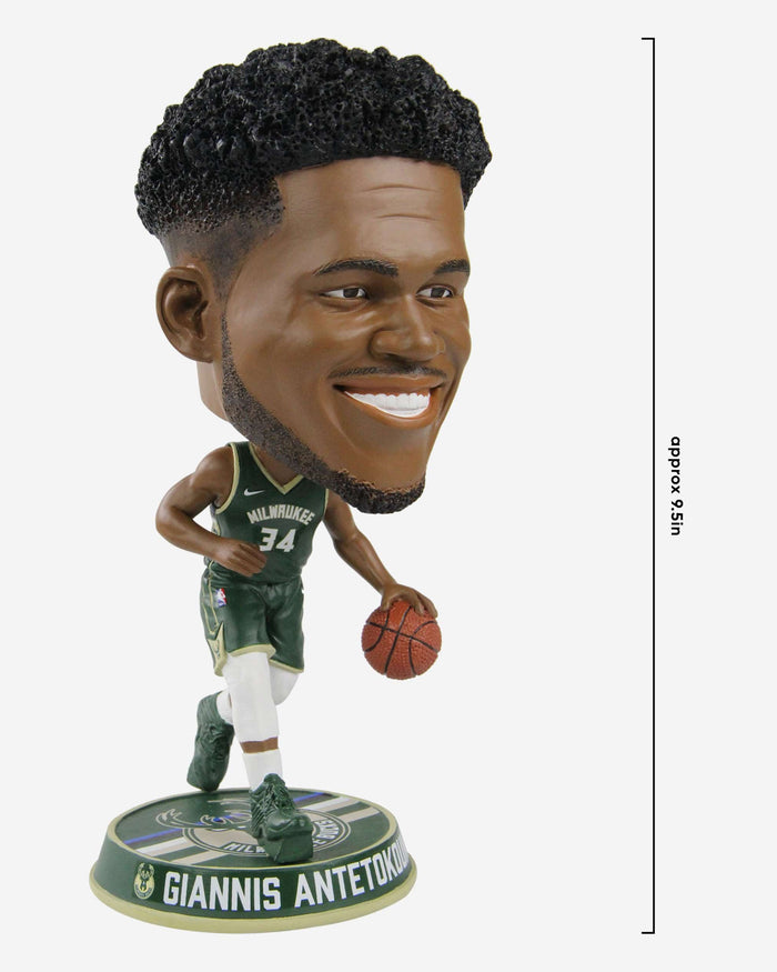 Giannis Antetokounmpo Milwaukee Bucks Variant Bighead Bobblehead FOCO - FOCO.com