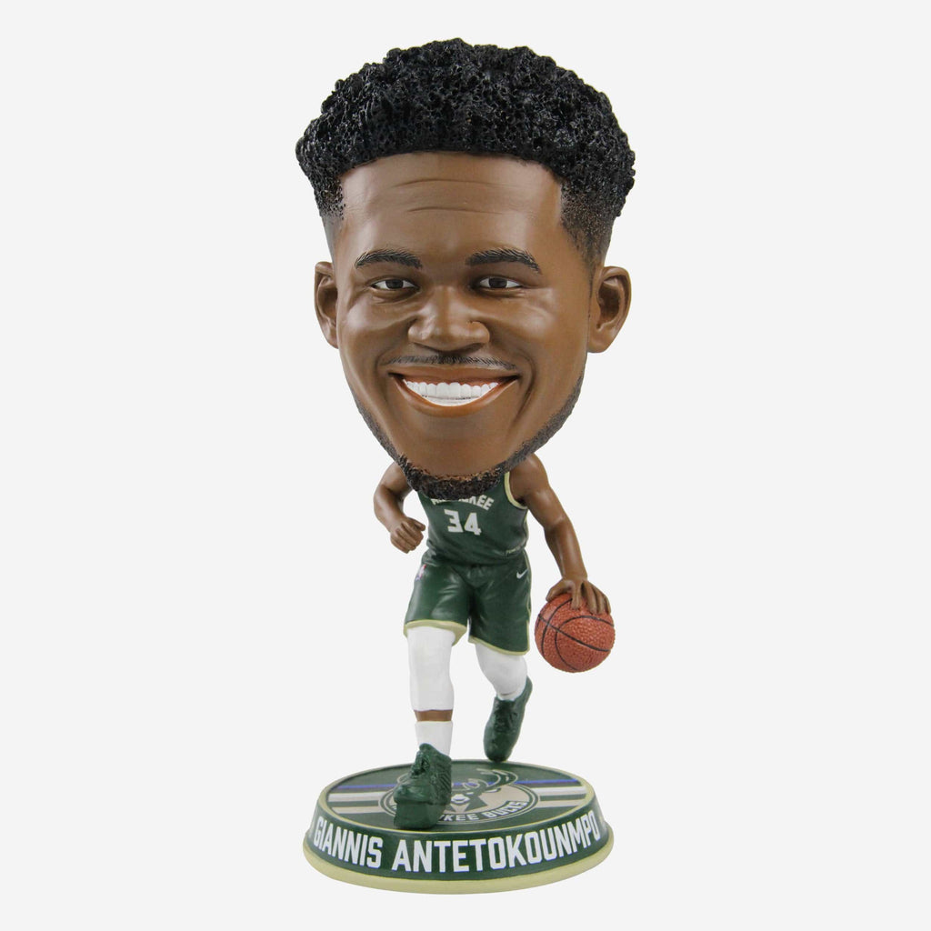 Giannis Antetokounmpo Milwaukee Bucks Variant Bighead Bobblehead FOCO - FOCO.com
