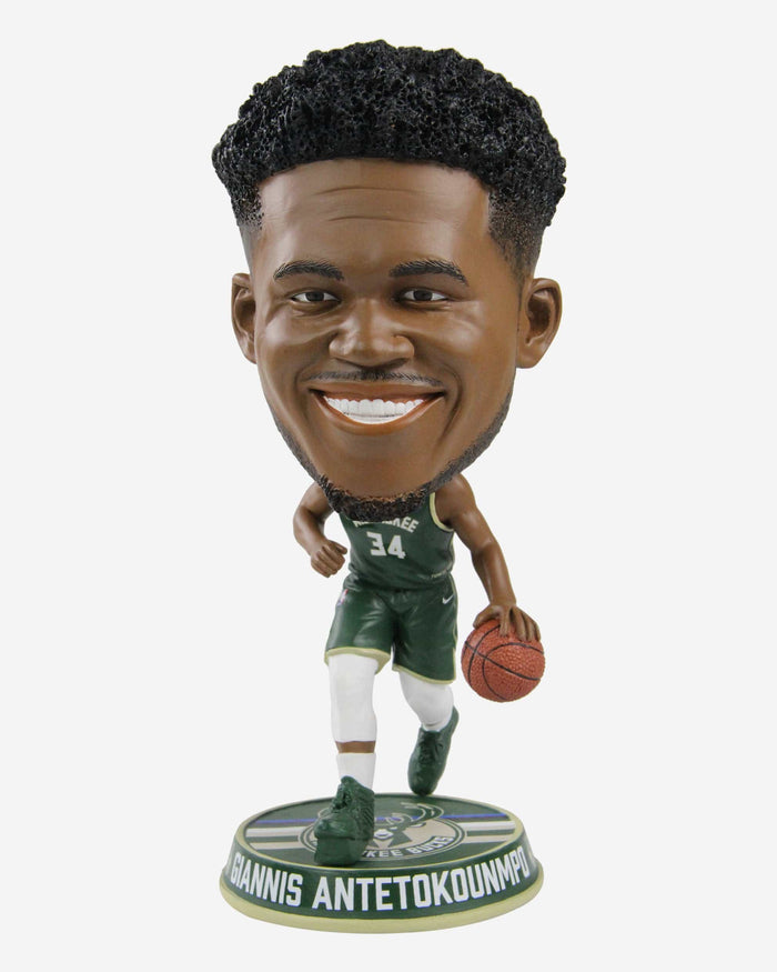 Giannis Antetokounmpo Milwaukee Bucks Variant Bighead Bobblehead FOCO - FOCO.com