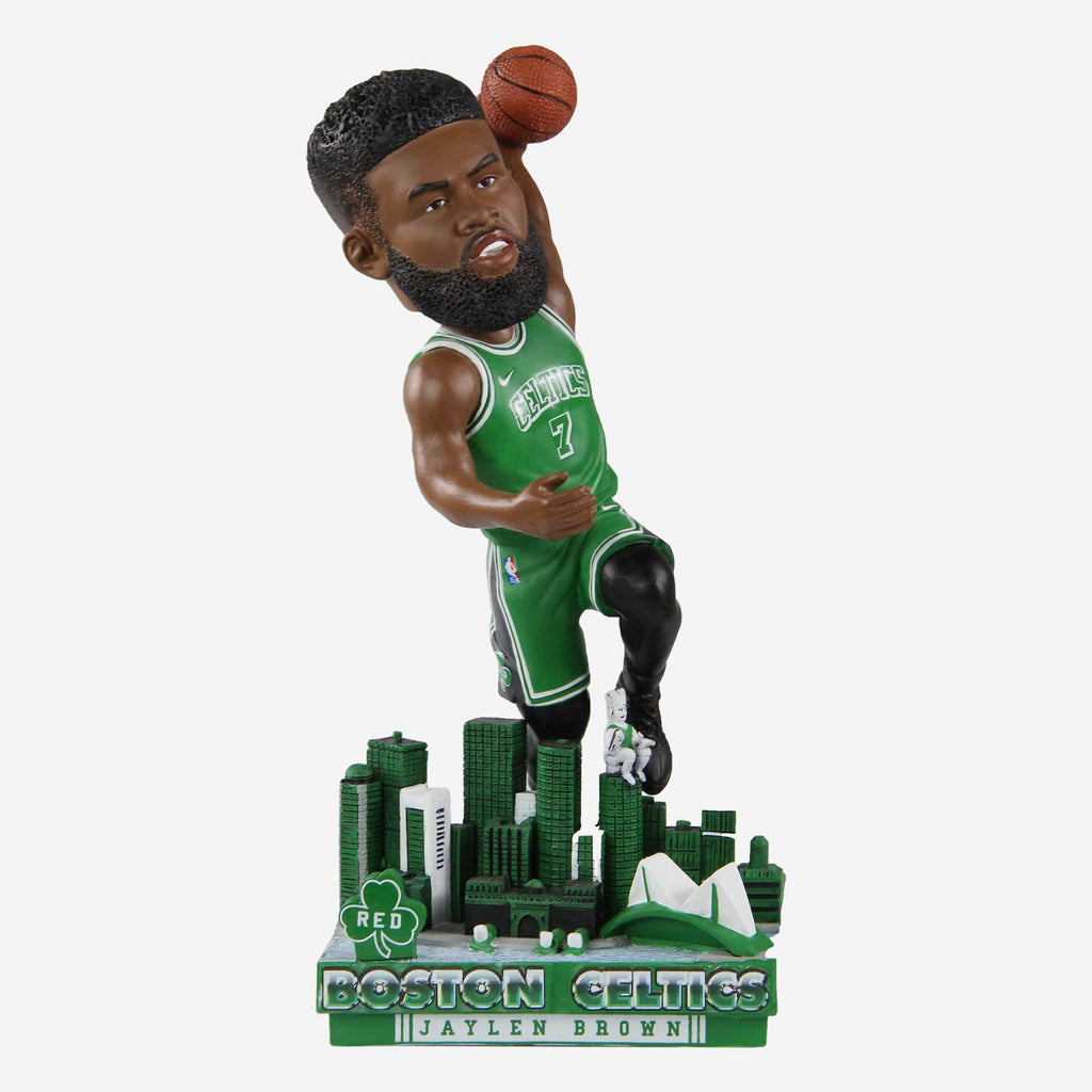 Jaylen Brown Boston Celtics 2022 City Jersey Bobblehead FOCO - FOCO.com