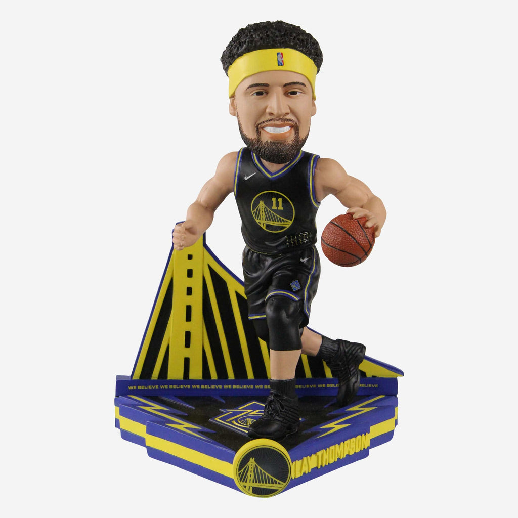 Klay Thompson Golden State Warriors 2022 City Jersey Bobblehead FOCO - FOCO.com