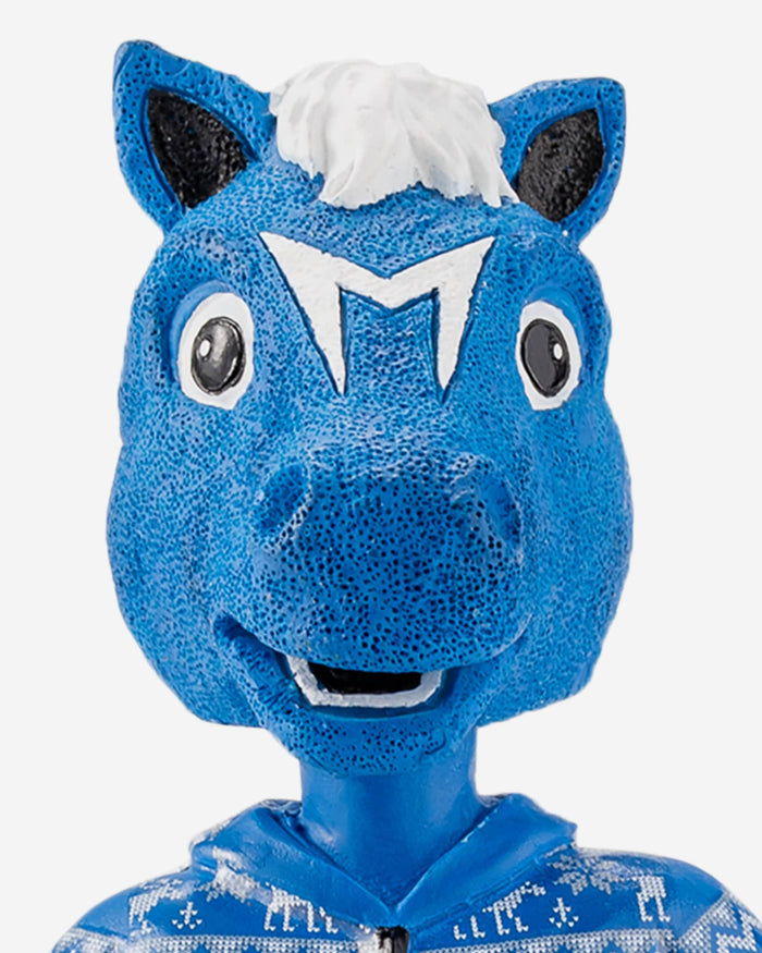 Champ Dallas Mavericks Holiday Mascot Bobblehead FOCO - FOCO.com