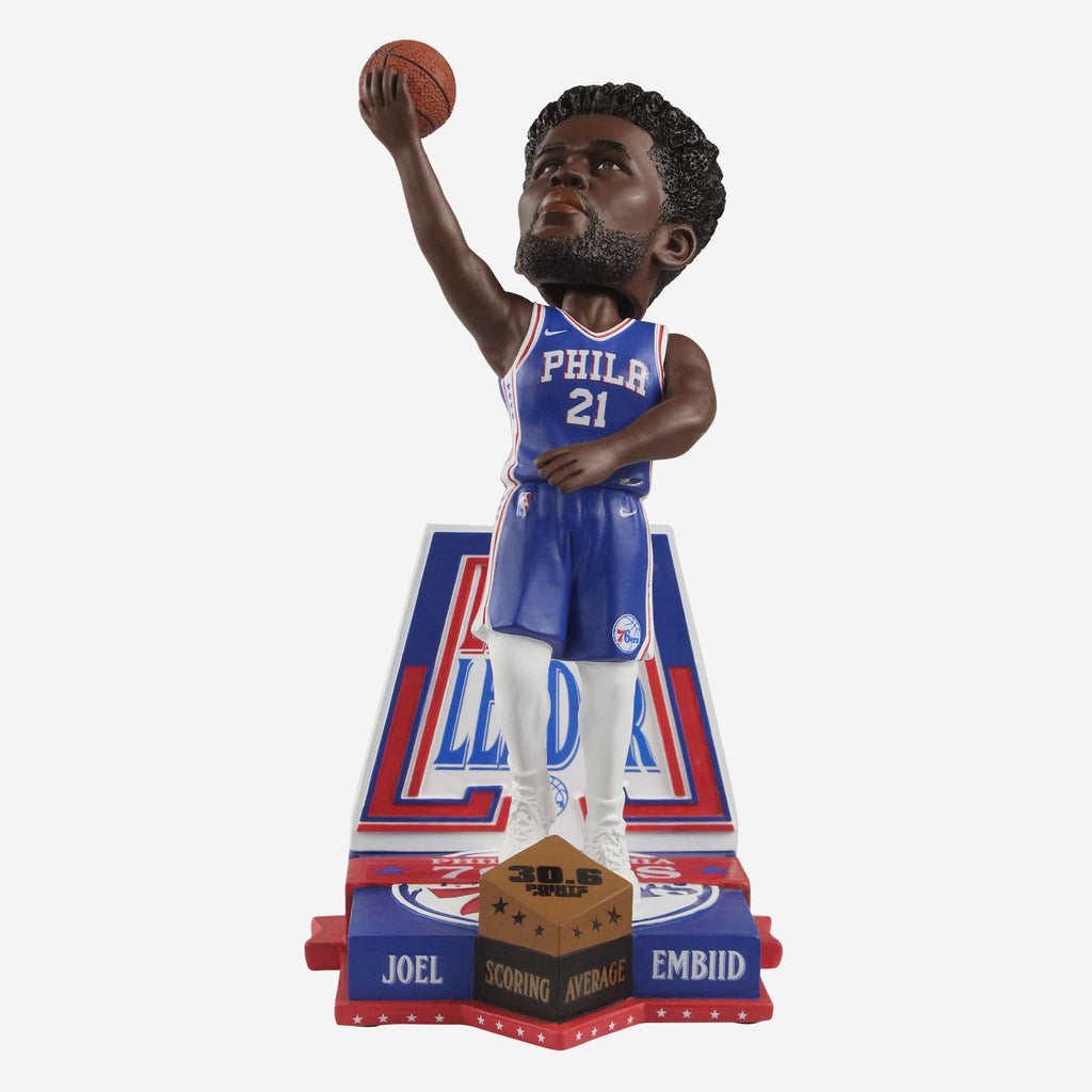 Joel Embiid Philadelphia 76ers 2022 Points Per Game Leader Bobblehead FOCO - FOCO.com