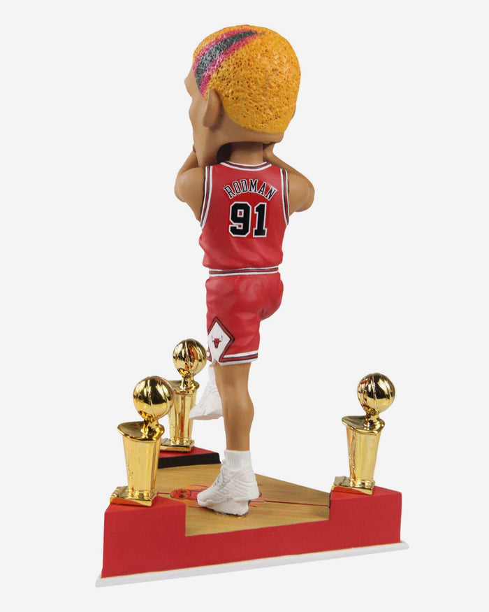 Dennis Rodman Chicago Bulls 3x NBA Champion Bobblehead FOCO - FOCO.com