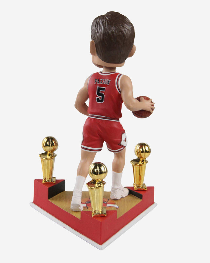 John Paxson Chicago Bulls 3x NBA Champion Bobblehead FOCO - FOCO.com