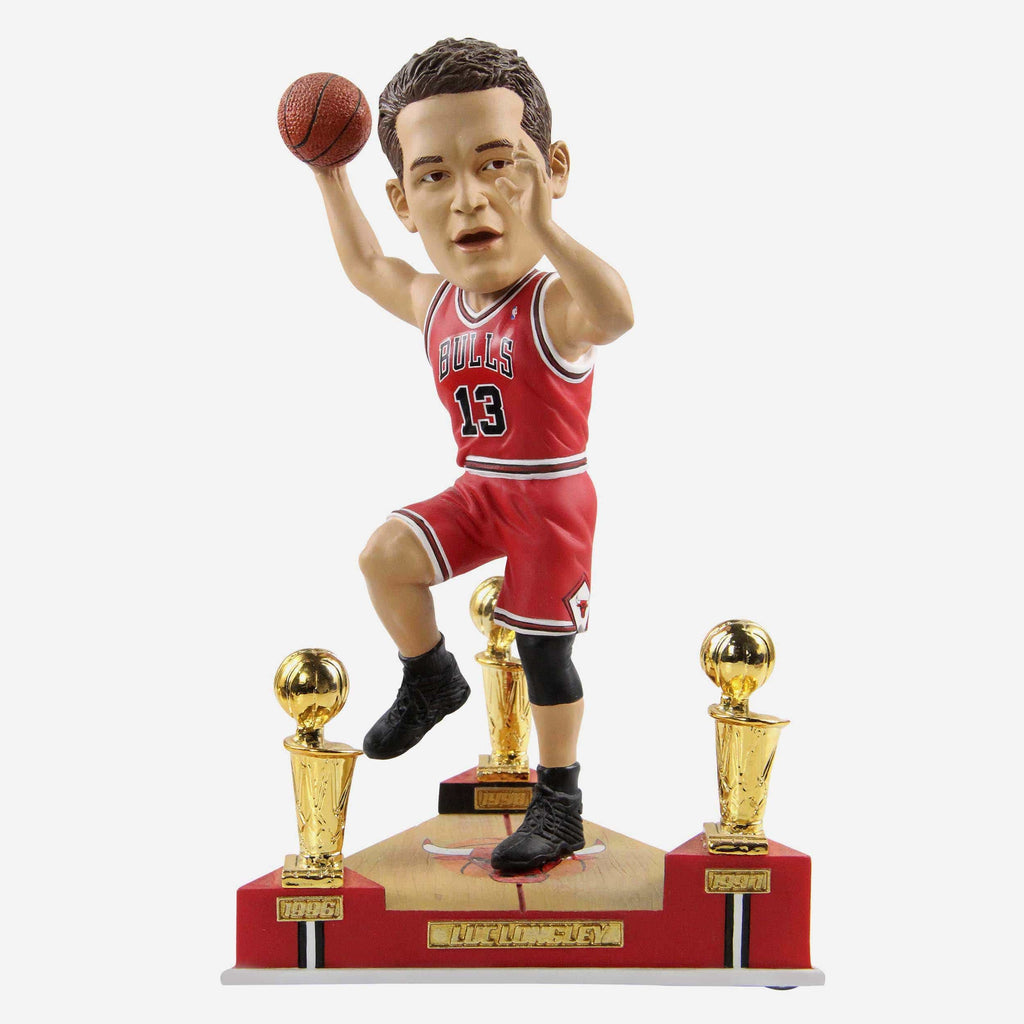 Luc Longley Chicago Bulls 3x NBA Champion Bobblehead FOCO - FOCO.com