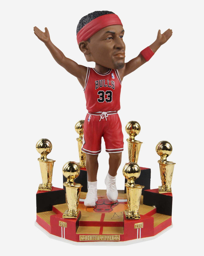 Scottie Pippen Chicago Bulls 6X NBA Champion Bobblehead FOCO - FOCO.com