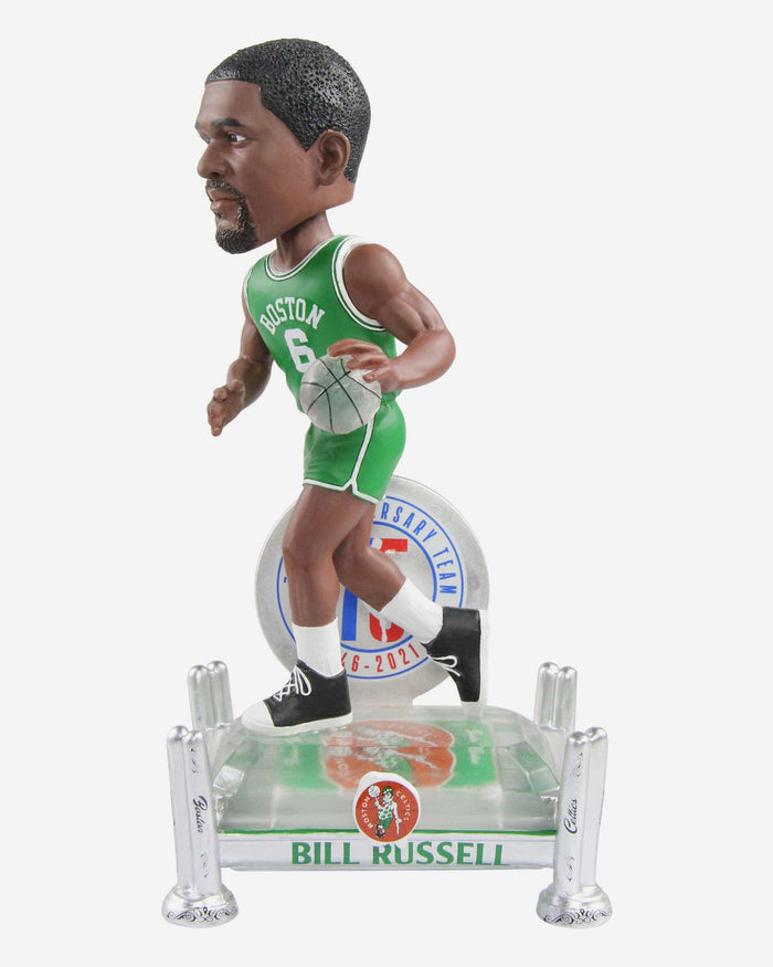 Bill Russell Boston Celtics 75th Anniversary Bobblehead FOCO - FOCO.com