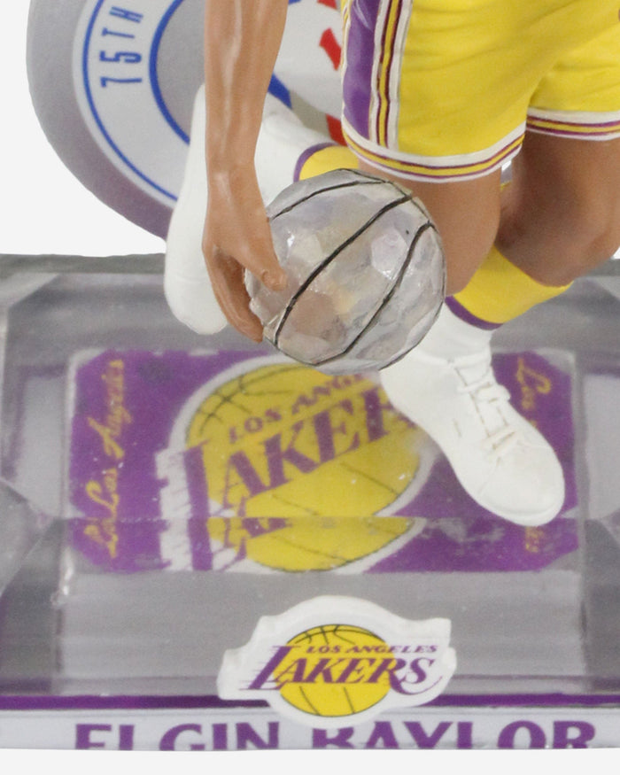 Elgin Baylor Los Angeles Lakers 75th Anniversary Bobblehead FOCO - FOCO.com