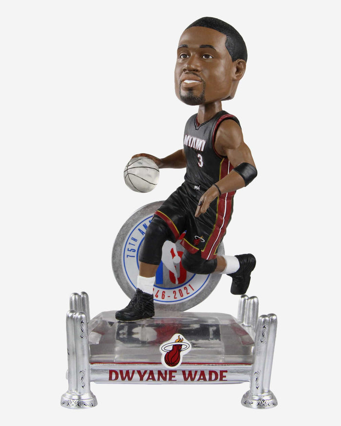 Dwyane Wade Miami Heat 75th Anniversary Bobblehead FOCO - FOCO.com
