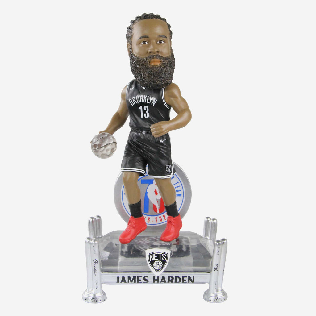 James Harden Brooklyn Nets 75th Anniversary Bobblehead FOCO - FOCO.com