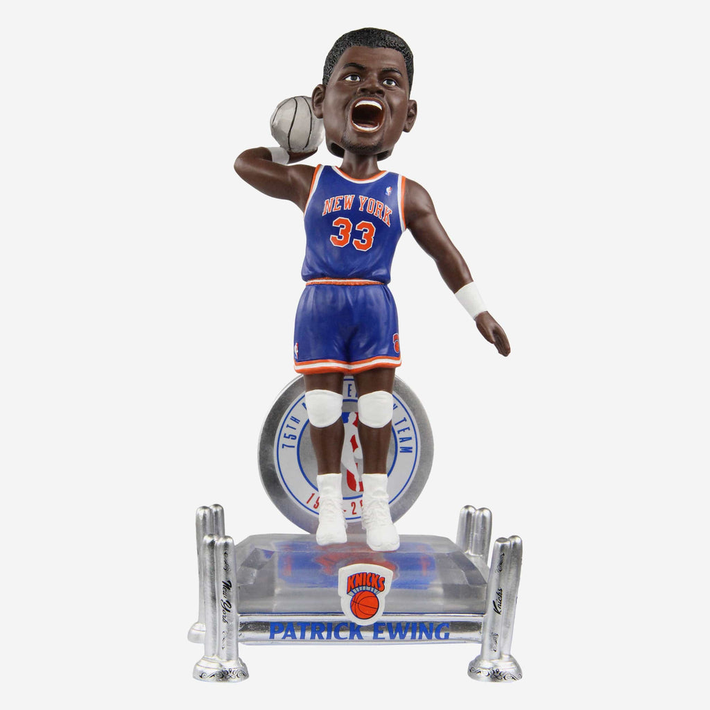 Patrick Ewing New York Knicks 75th Anniversary Bobblehead FOCO - FOCO.com