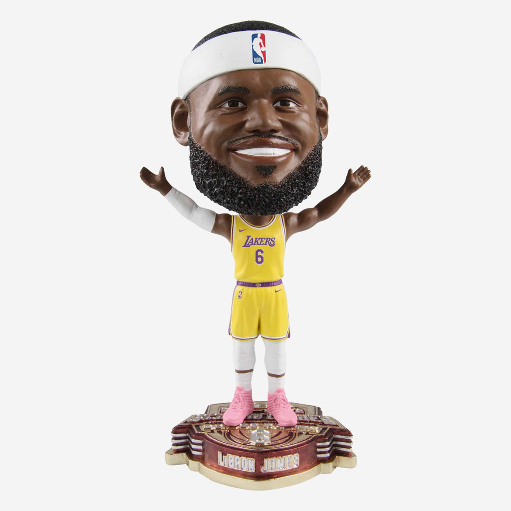 LeBron James Los Angeles Lakers NBA All Time Scoring Leader Bighead Bobblehead FOCO - FOCO.com