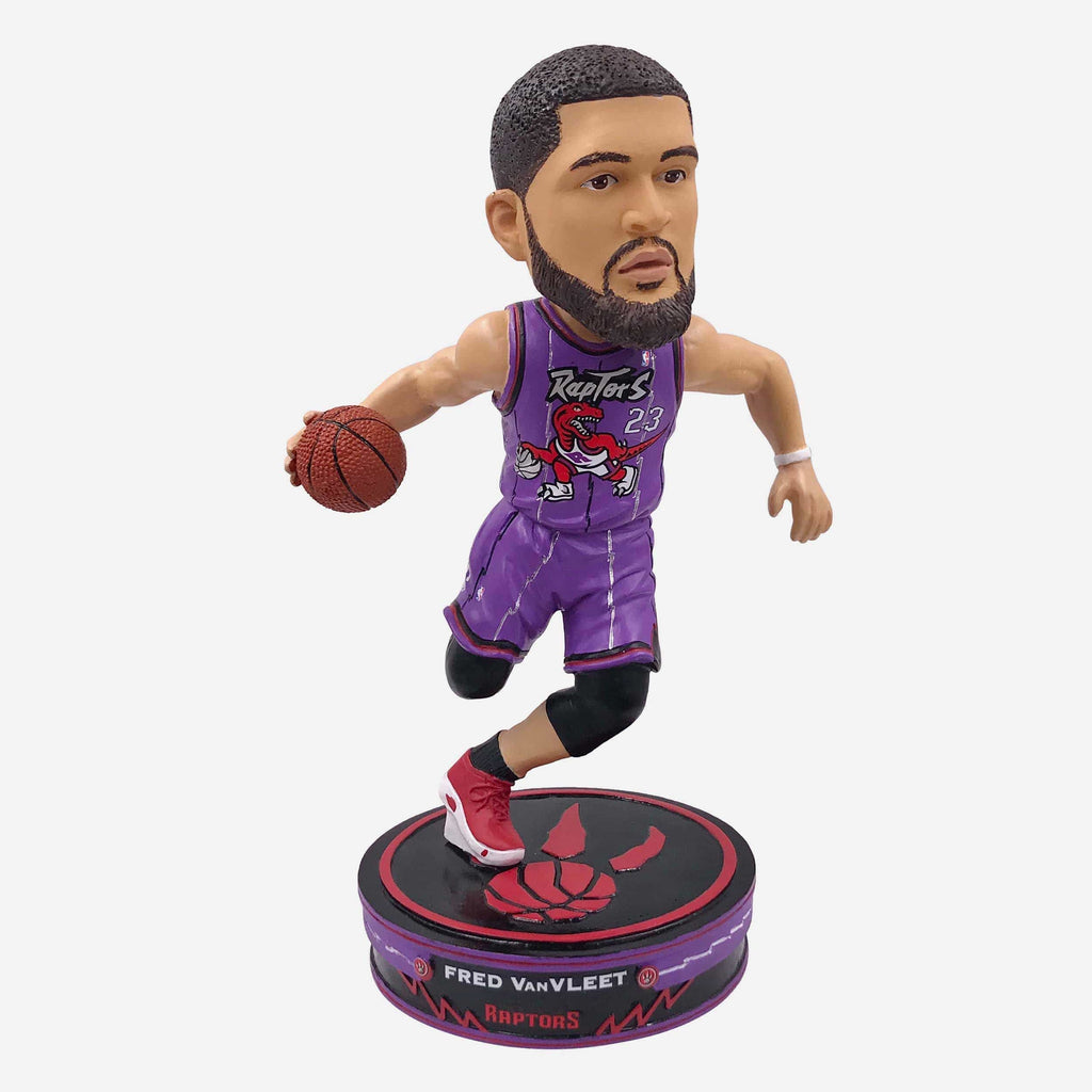 Fred VanVleet Toronto Raptors Low Dribble Throwback Jersey Bobblehead FOCO - FOCO.com