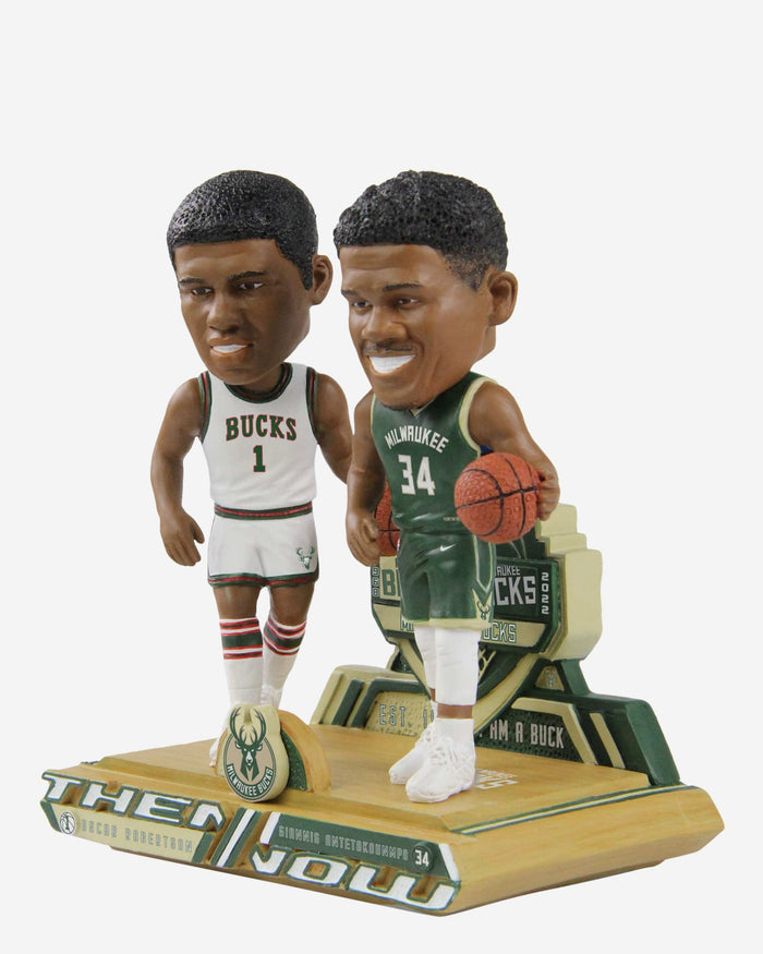 Oscar Robertson & Giannis Antetokounmpo Milwaukee Bucks Then And Now Bobblehead FOCO - FOCO.com