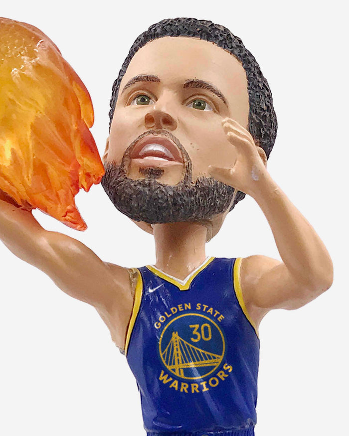 Steph Curry Golden State Warriors On Fire Bobblehead FOCO - FOCO.com